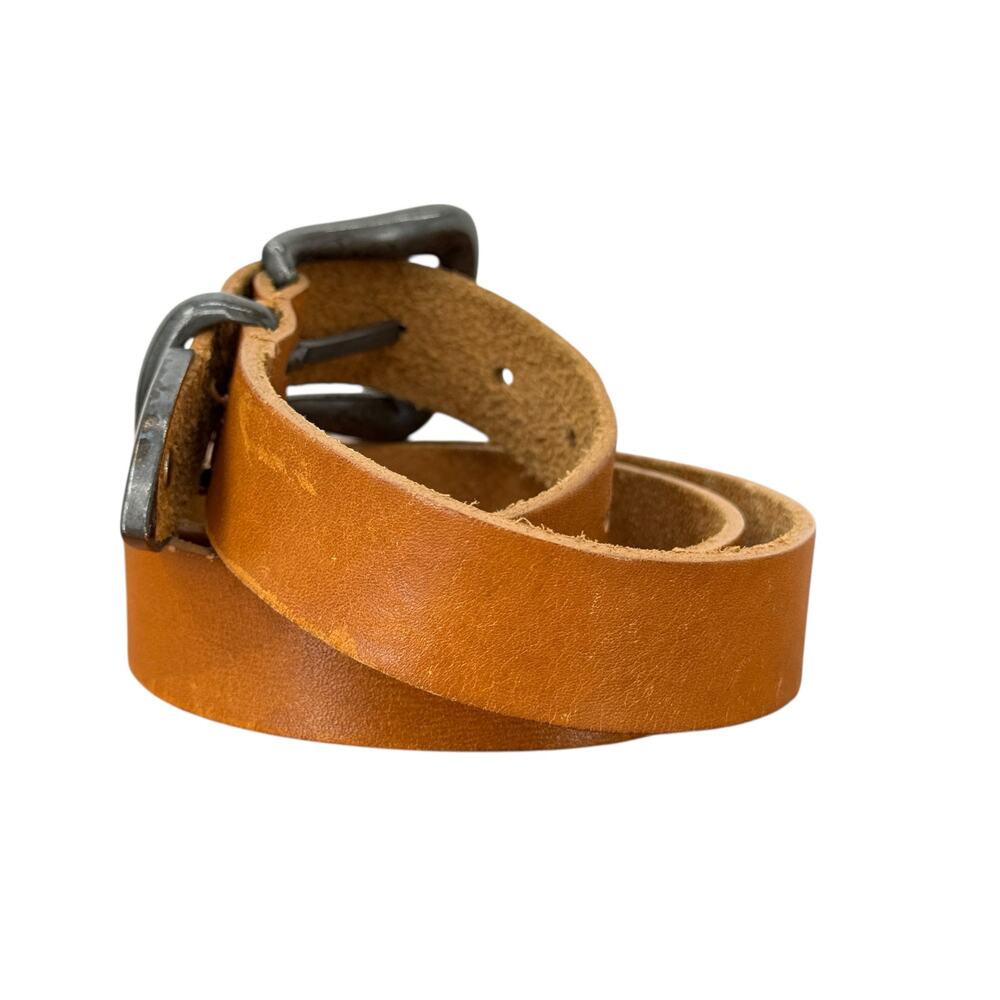 Accessories by Pearl Leather Belt Women SZ M Brown Western Rustic Boho Cowgirl - Picture 6 of 8